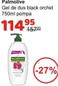 Palmolive Gel de dus black orchid 750ml pompa