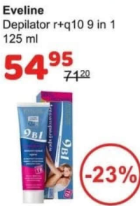 Eveline Depilator r+q10 9 in 1 125 ml