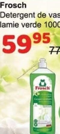 Frosch Detergent de vase lamie verde 1000ml