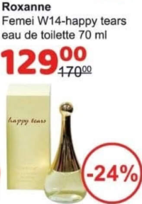 Roxanne Femei W14-happy tears eau de toilette 70 ml
