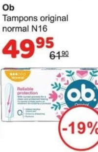 ob Tampons original normal N16