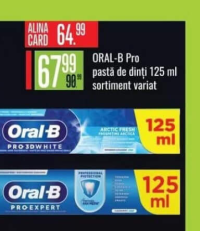ORAL-B Pro pastă de dinți 125 ml sortiment variat