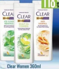 Clear Women șampon 360ml