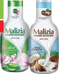 MALIZIA spumă pt baie diverse sortimente 1L
