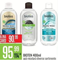 Bioten Apă micelară diverse sortimente 400ml