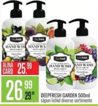 DEEPFRESH GARDEN săpun lichid diverse sortimente 500ml