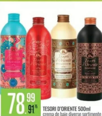 Tesori d'Oriente 500ml cremă de baie diverse sortimente
