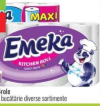 EMEKA prosop din hârtie p/u bucătărie diverse sortimente 3str/3role/4role