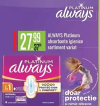 Always Platinum absorbante igienice sortiment variat