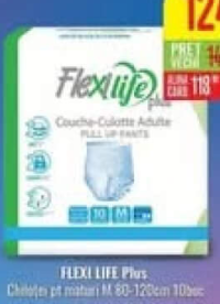 Flexilife Plus Chiloți pentru maturi M 80-120cm 10buc