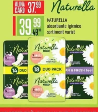 Naturella absorbante igienice sortiment variat