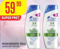 HEAD&SHOULDERS 360ml șampon anti-mătreață