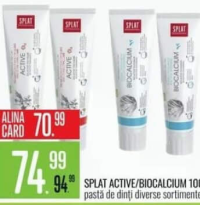 SPLAT ACTIVE/BIOCALCIUM pastă de dinți 100gr