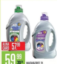 Wash&Free Detergent lichid 2 L diverse sortimente