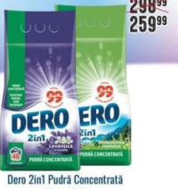 Dero 2in1 Pudră Concentrată 40 spălări