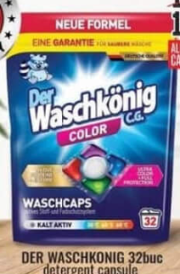 Der Waschkönig Color C.G. detergent capsule 32buc