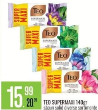 TEO SUPERMAXI săpun solid diverse sortimente 140gr