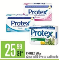 PROTEX săpun solid diverse sortimente 90gr