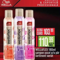 Wellaflex șampon uscat p/u păr 180ml sortiment variat