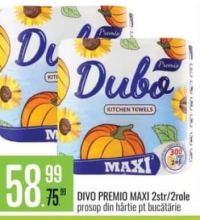 Divo Premio Maxi prosop din hârtie pt bucătărie 2str/2role