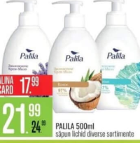 PALILA săpun lichid diverse sortimente 500ml