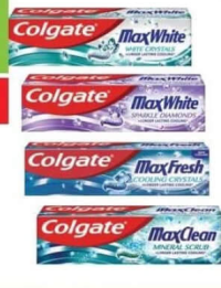 COLGATE MAX pastă de dinți diverse sortimente 75ml