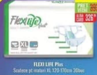 Flexilife Plus Scutece pentru maturi XL 120-170cm 30buc