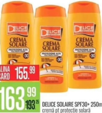 Delice Solaire Cremă pt protecție solară SPF30+ 250ml