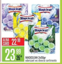 MAGICLEAN odorizant wc 2x50gr