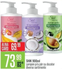Shik șampon p/u păr cu dozator 900ml diverse sortimente