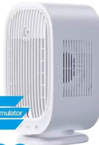Remax Ventilator de masă Fan With Display F21 White 8W 5h acumulator 6 viteze