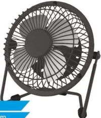 MAGNUM Ventilator de masă LEFD-401 4W Ø 10cm USB