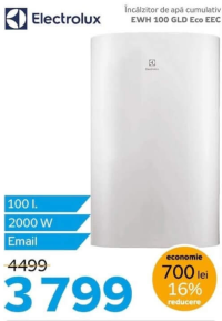 Electrolux Încălzitor de apă cumulativ EWH 100 GLD Eco EEC 100 l 2000 W