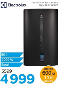 Electrolux Încălzitor de apă cumulativ EWH 80 SI BE EEC 80 l 2000 W