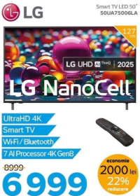 LG Смарт ТВ LED 50" 50UA75006LA