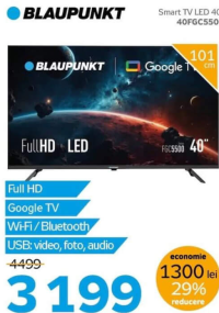 Blaupunkt Smart TV LED 40" 40FGC5500 Full HD 101 см