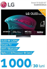 LG Smart TV OLED 55" OLED55C64LA