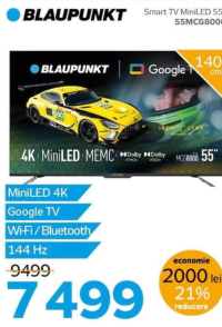 Blaupunkt Smart TV MiniLED 55" 55MCG8000 4K 140 см
