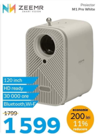 ZEEMR Proiector M1 Pro White