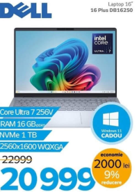 Dell Laptop 16 Plus 16" DB16250