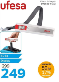 Ufesa Cântar de bagaje BV0505 Travel 50kg