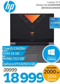 HP Laptop Victus 15 15.6" 15-fa2082WM