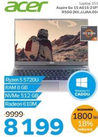 Acer Laptop Aspire Go 15 15.6" AG15-21PT-R5GQ