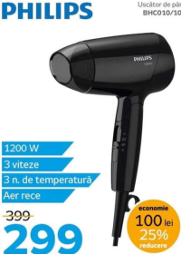 Philips Uscător de păr BHC010/10 1200W