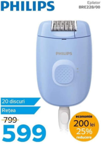 Philips Epilator BRE228/00 20 discuri