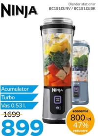 Ninja BC151EUNV / BC151EUBK Blender staționar 0.53l