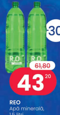 REO Apă minerală, 1.5 litri