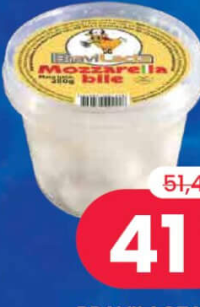 BRAVILACTA Brânză moale Mozzarella bile 250g
