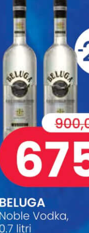 BELUGA Noble Vodka, 0.7 litri