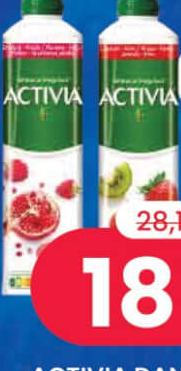 ACTIVIA DANONE Iaurt de băut sortiment variat 320g